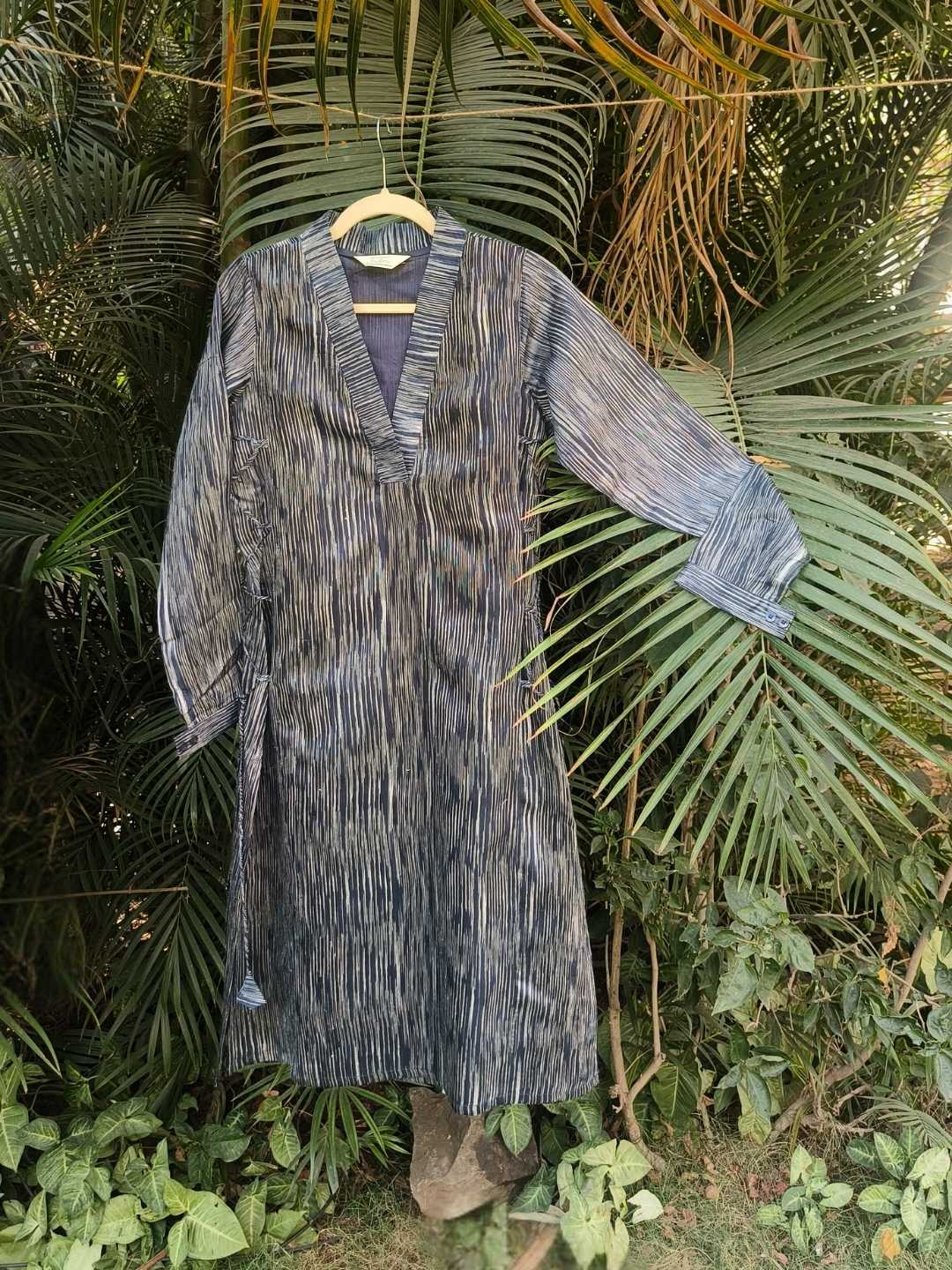Siona Co-ord Set- Handwoven Kurta & Pant Set in Tussar Silk | Jhultaru