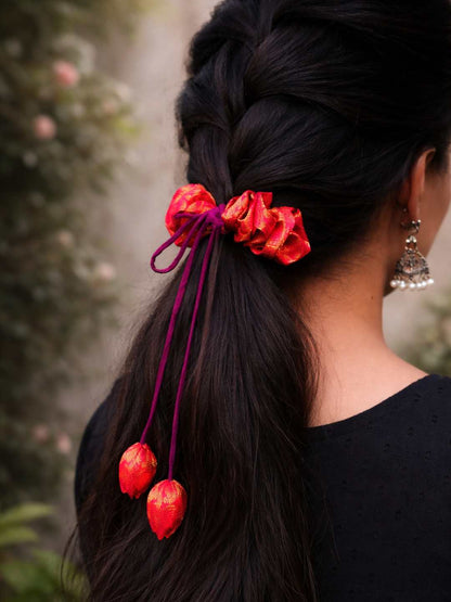 Phir se Phool Scrunchies | Pack Of 3 | Jhultaru by Deeshaa