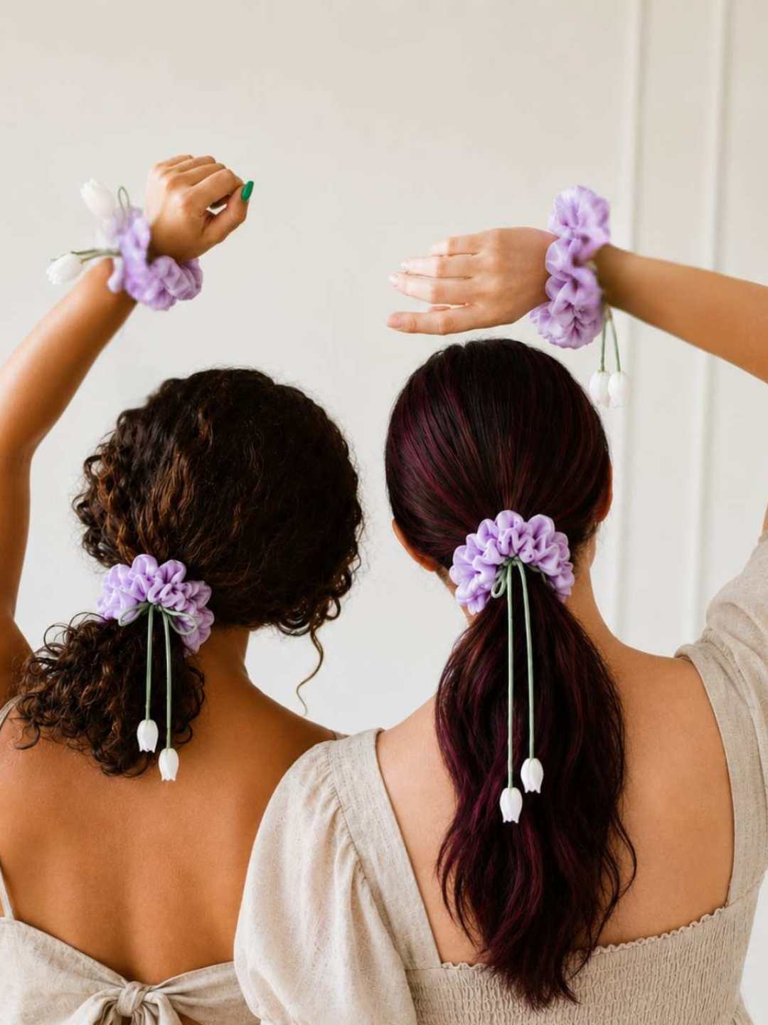 Phir se Phool Scrunchies | Pack Of 3 | Jhultaru by Deeshaa