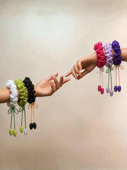 Phir se Phool Scrunchies | Pack Of 3 | Jhultaru by Deeshaa