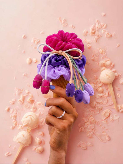 Phir se Phool Scrunchies | Pack Of 3 | Jhultaru by Deeshaa