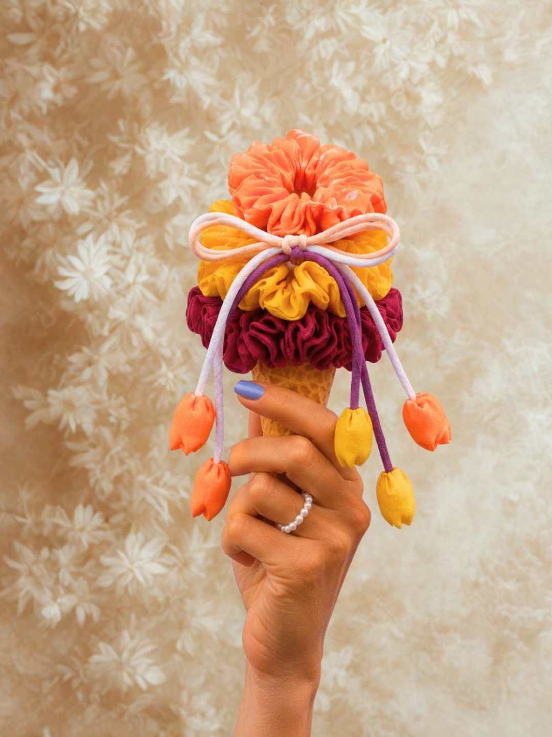 Phir se Phool Scrunchies | Pack Of 3 | Jhultaru by Deeshaa