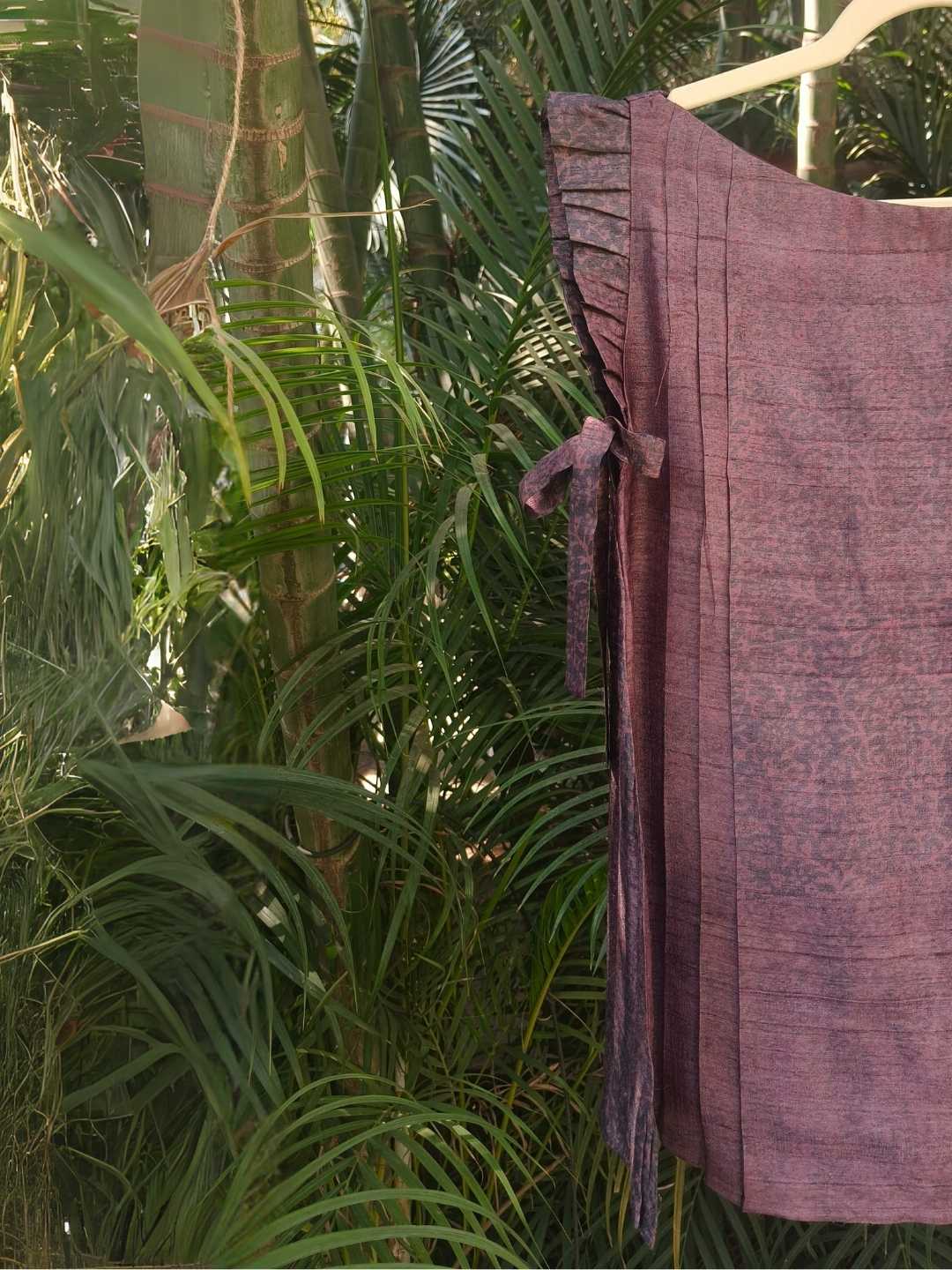 Velora Handwoven Silk Top | Jhultaru