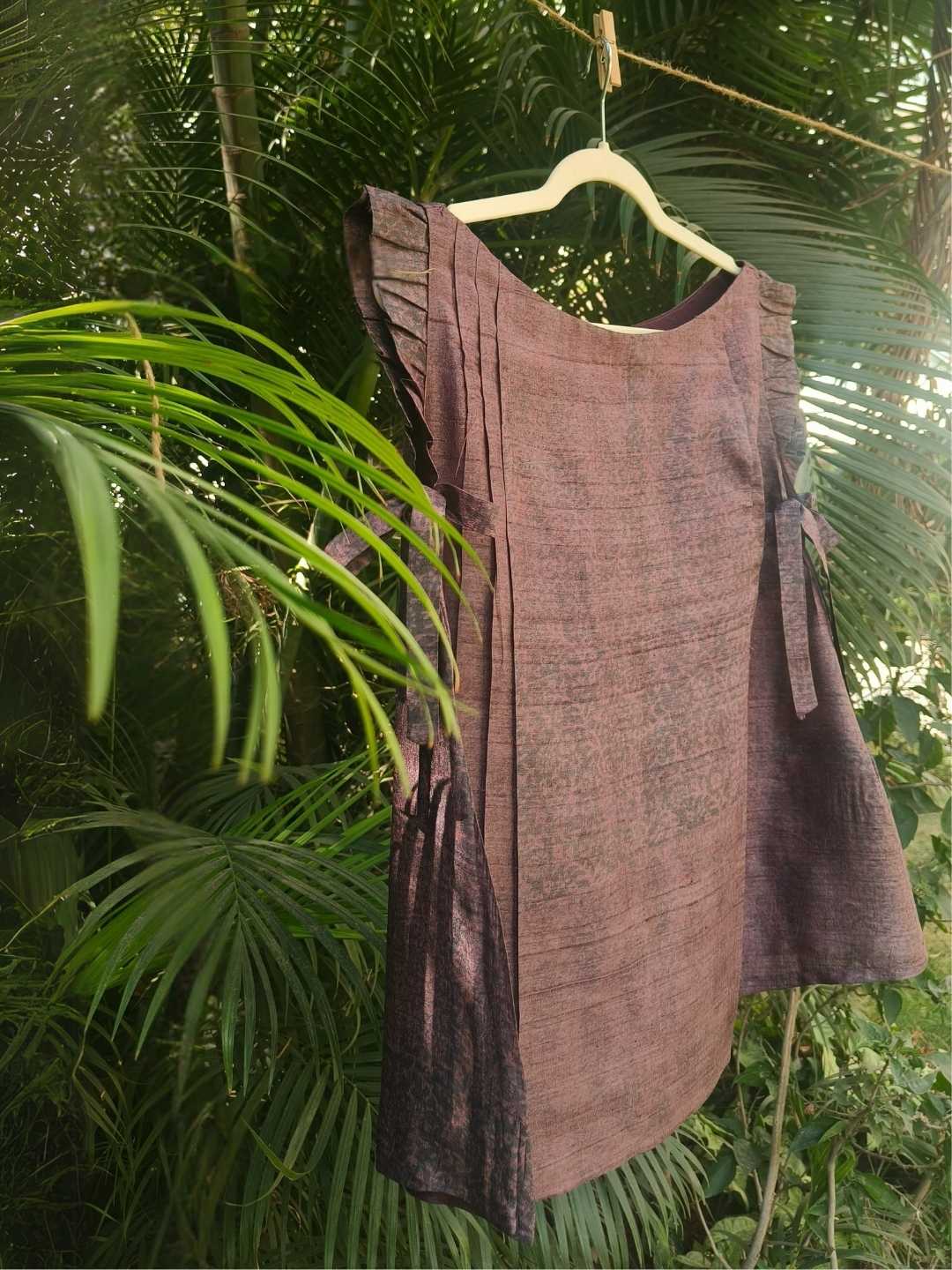 Velora Handwoven Silk Top | Jhultaru