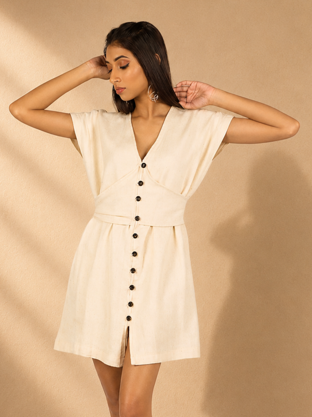 Dawn Corset Kala Cotton Dress | Jhultaru
