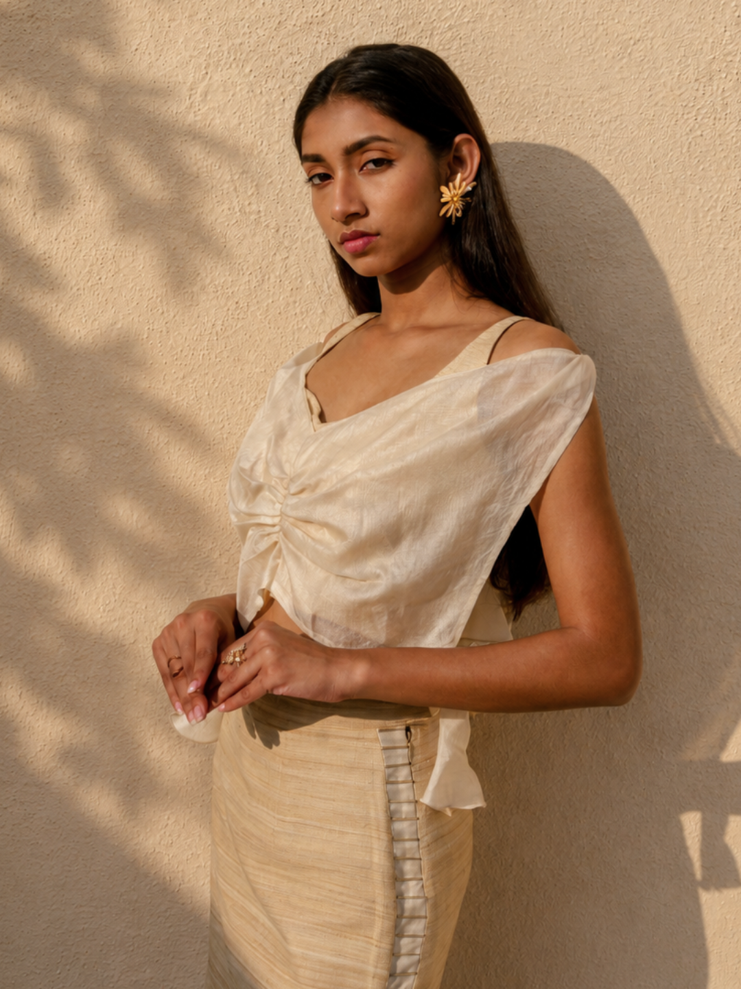 Nyra Skirt & Titli Top Silk Set | Jhultaru