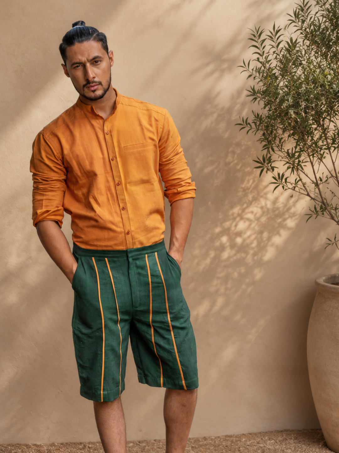 Gem Men's Khadi Shorts | Jhultaru