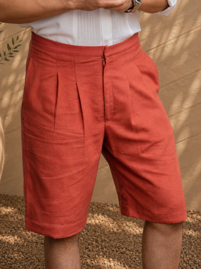Marmamia Men's Khadi Shorts | Jhultaru