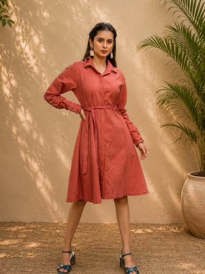 Marmamia Khadi Dress | Jhultaru