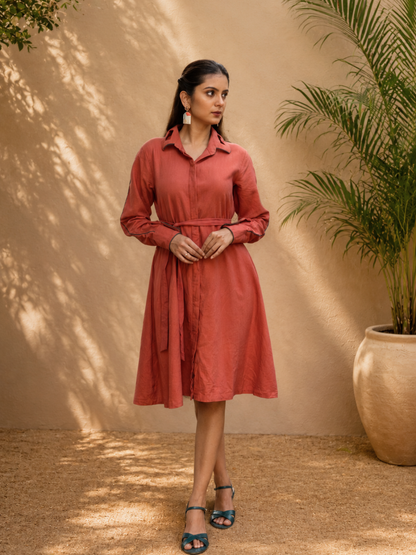 Marmamia Khadi Dress | Jhultaru