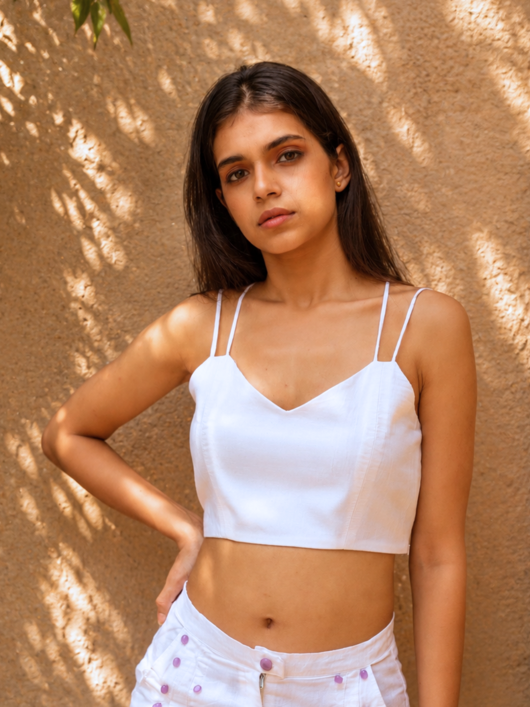 Cloud9 Organic Cotton White Bralette | Jhultaru