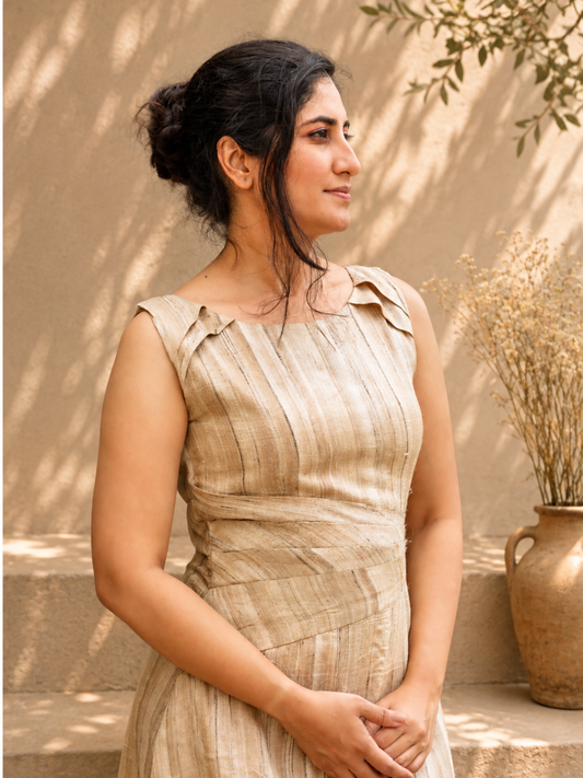 Elara Silk Dress | Jhultaru