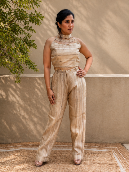 Caramel Bliss Silk Set | Jhultaru
