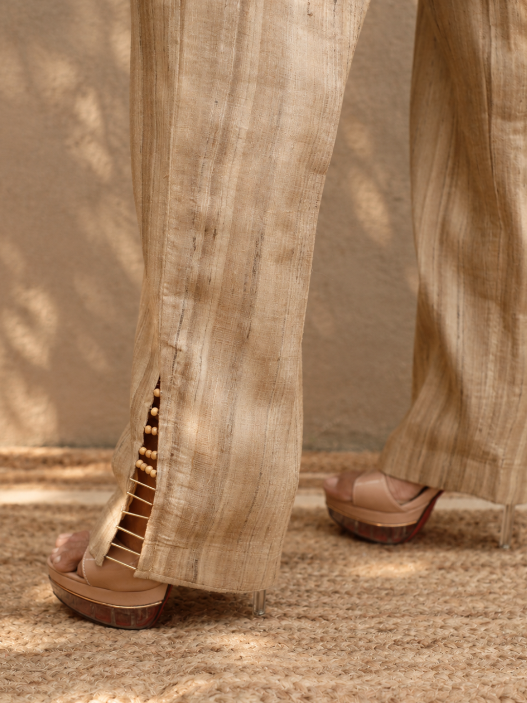 Caramel Bliss Silk Set | Jhultaru