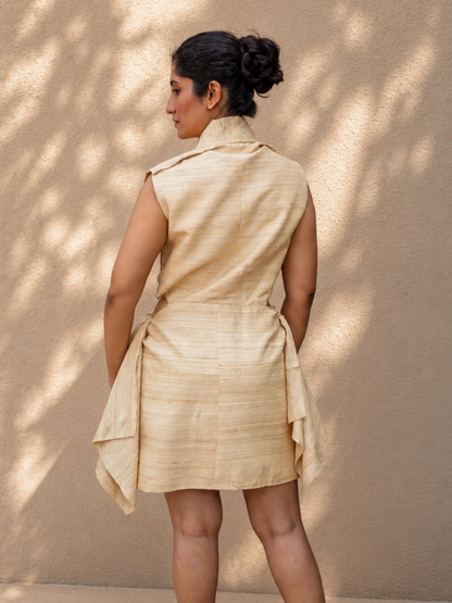Freya Blazer Silk Dress | Jhultaru