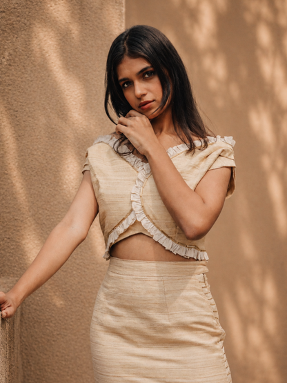 Sunheri Silk Top | Jhultaru