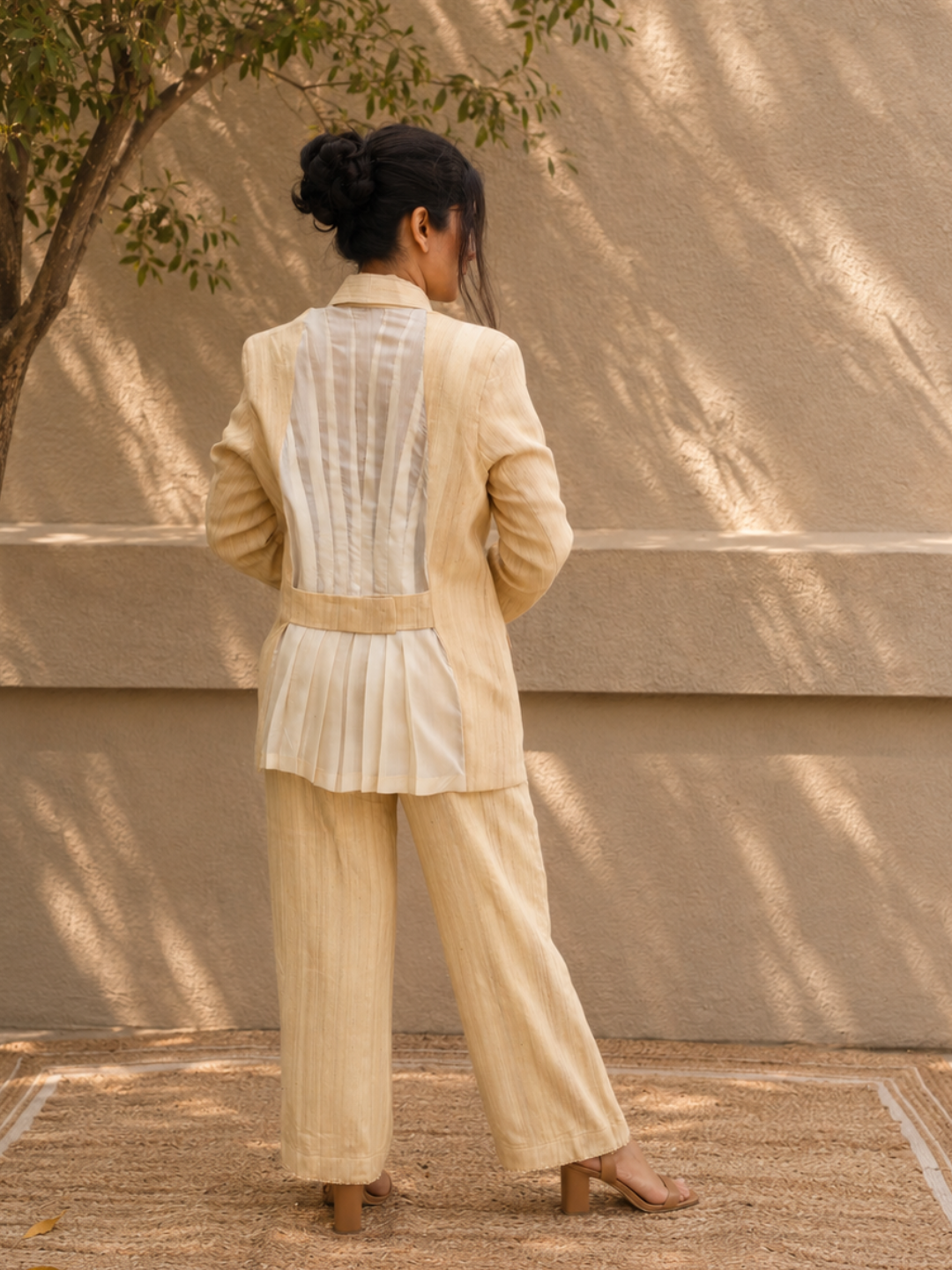 Elysia Silk Blazer | Jhultaru