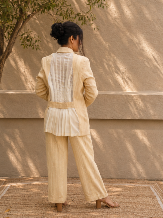Elysia Silk Blazer | Jhultaru