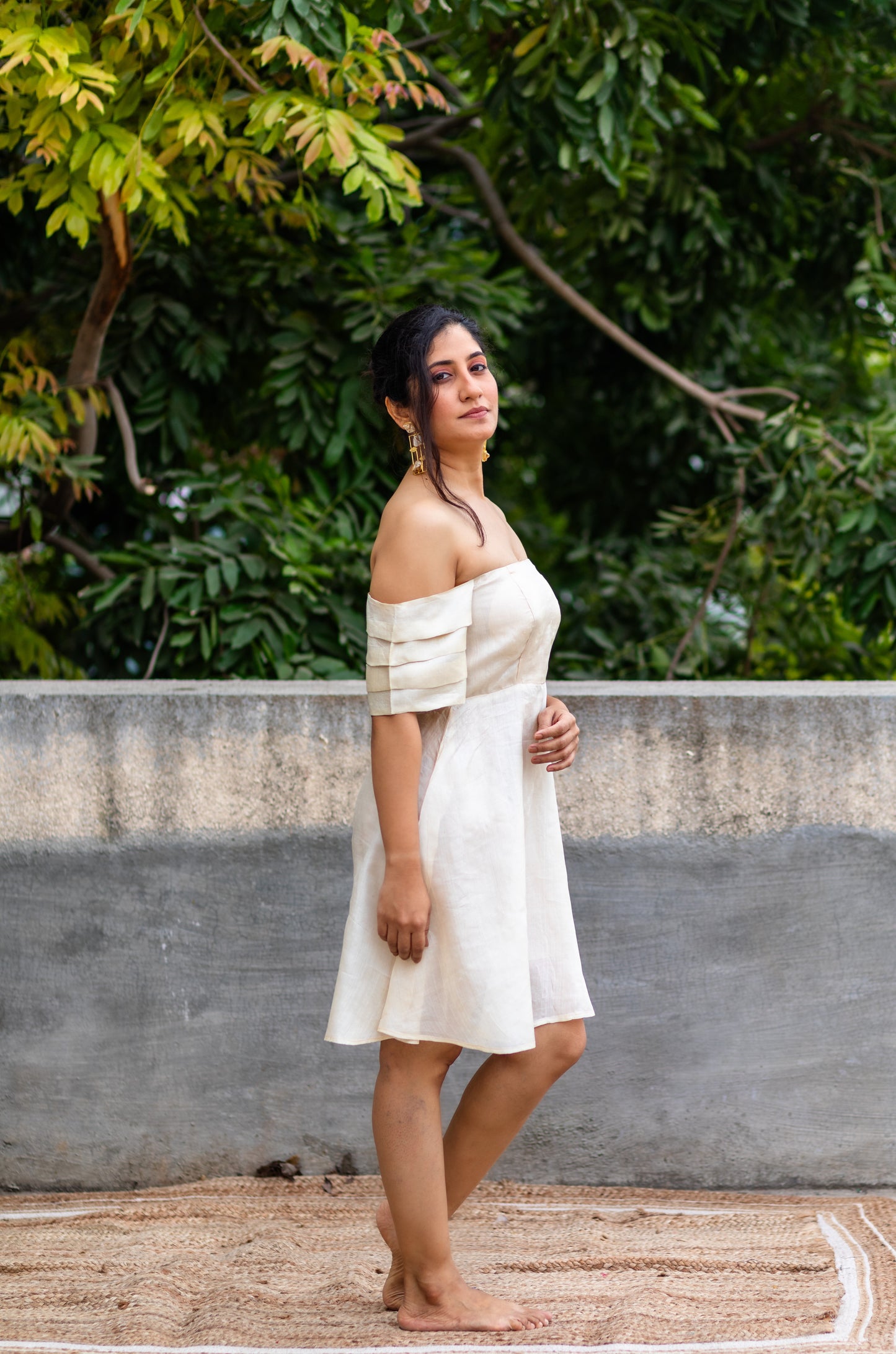 Blissful Beige Dress