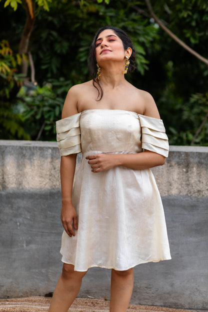 Blissful Beige Dress