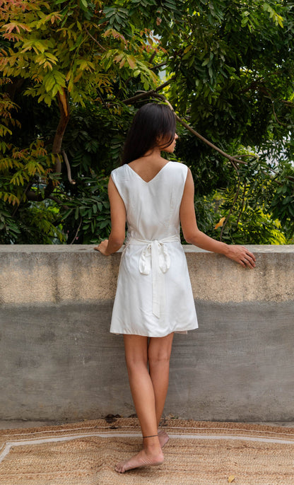 The White Wrap Dress