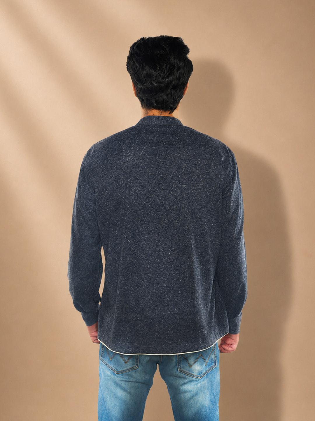 Lior Grey Recycled Polyester & Hemp Shirt | Jhultaru