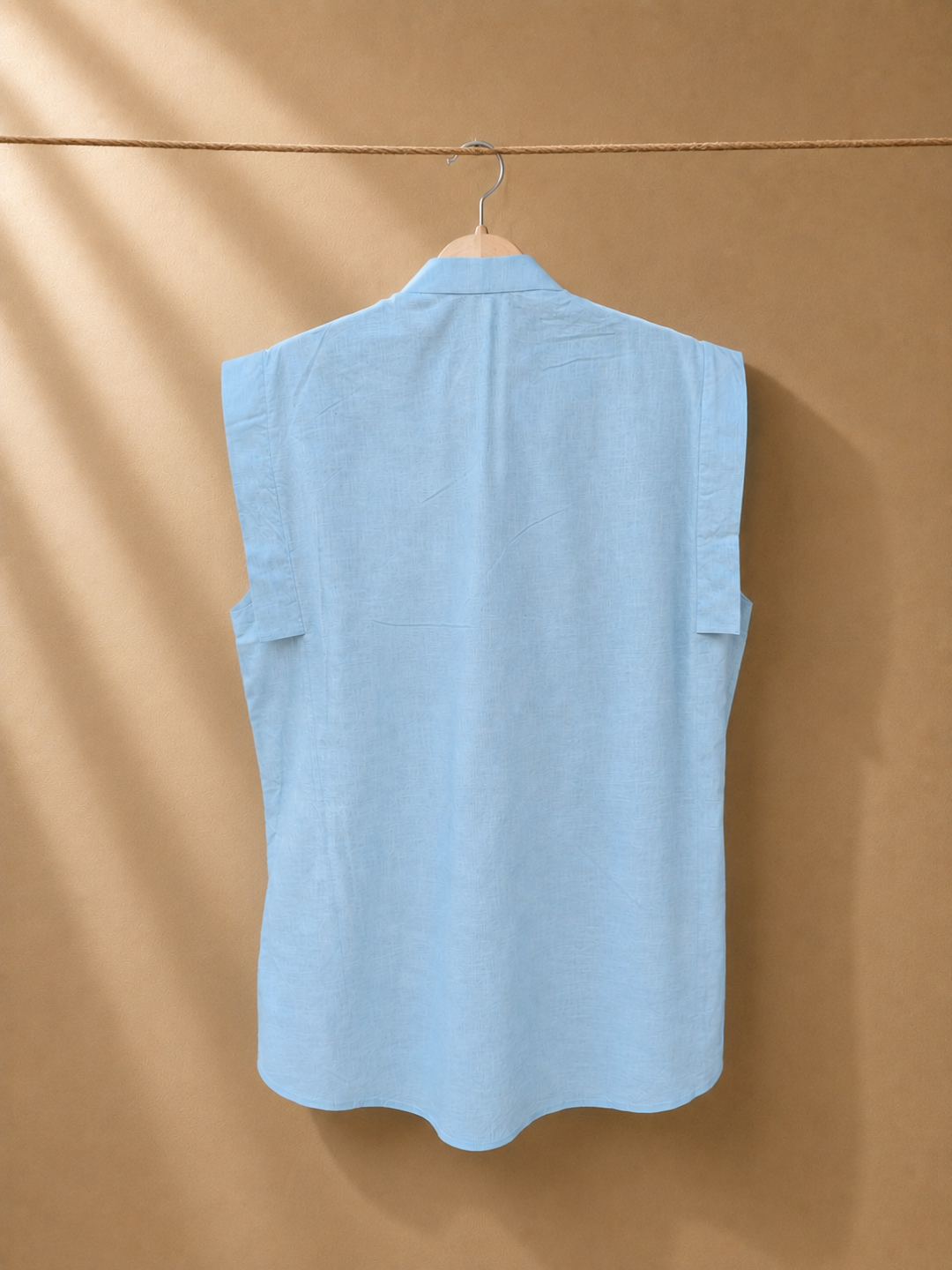 Noa Sky Blue Linen Shirt | Jhultaru