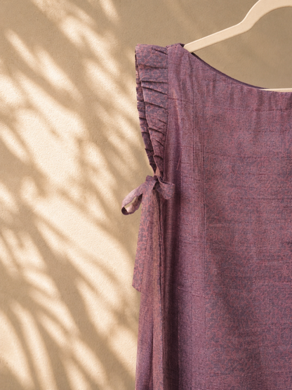 Velora Handwoven Silk Top | Jhultaru