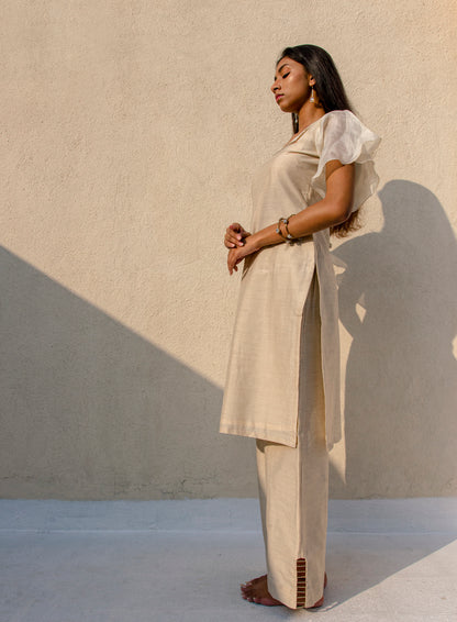 The Beige Kurta Set